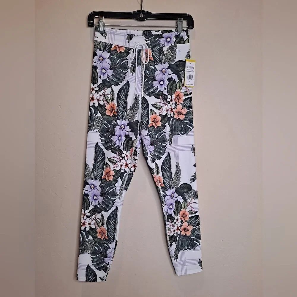 Eleven By Venus Williams Tropicana 25" Leggings With Drawstring Size Sma…